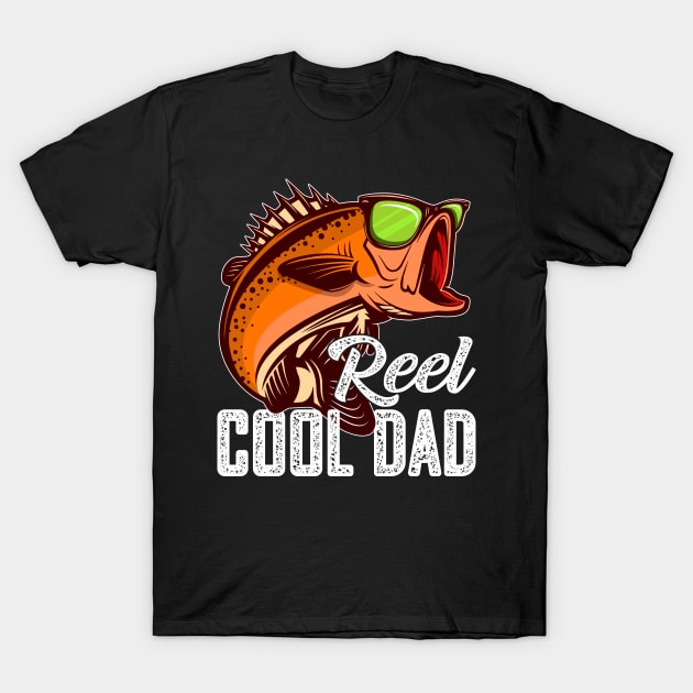 Reel Cool Dad Gift T-Shirt by Delightful Designs